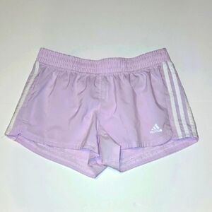 Adidas Purple White Trim Athletic Shorts Size Medium